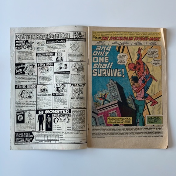 Marvel Peter Parker The Spectacular Spider-Man #8 Morbius 1977 UC Marvel Comics - Picture 4 of 7